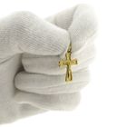 Image 11 of Antique gold pendant of a cross with corpus