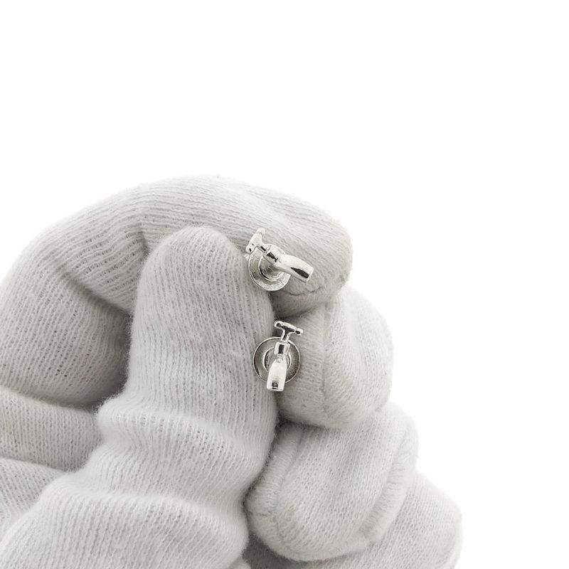 Image 5 of Silver crane stud earrings