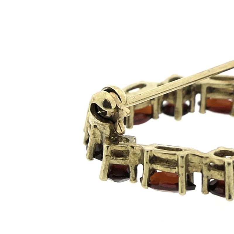 Image 3 of 8 carat garnet brooch | Vintage