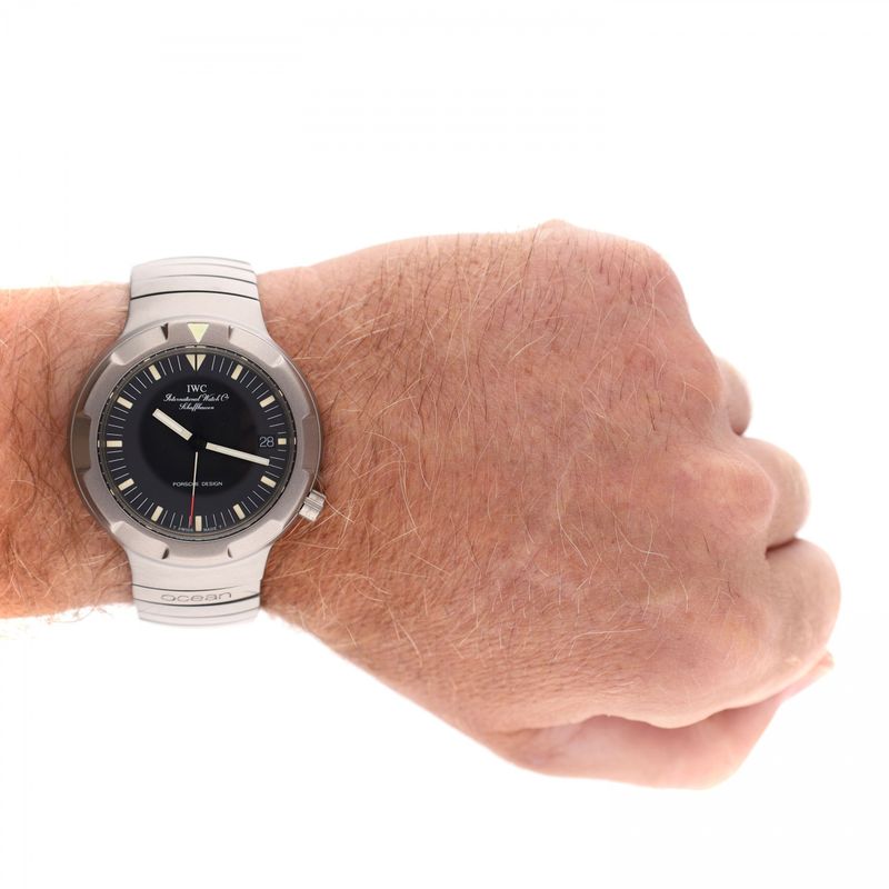 Afbeelding 16 van IWC Porsche Design Ocean 2000 IW3500; Vintage Heren Horloge (Full-Set 1988)