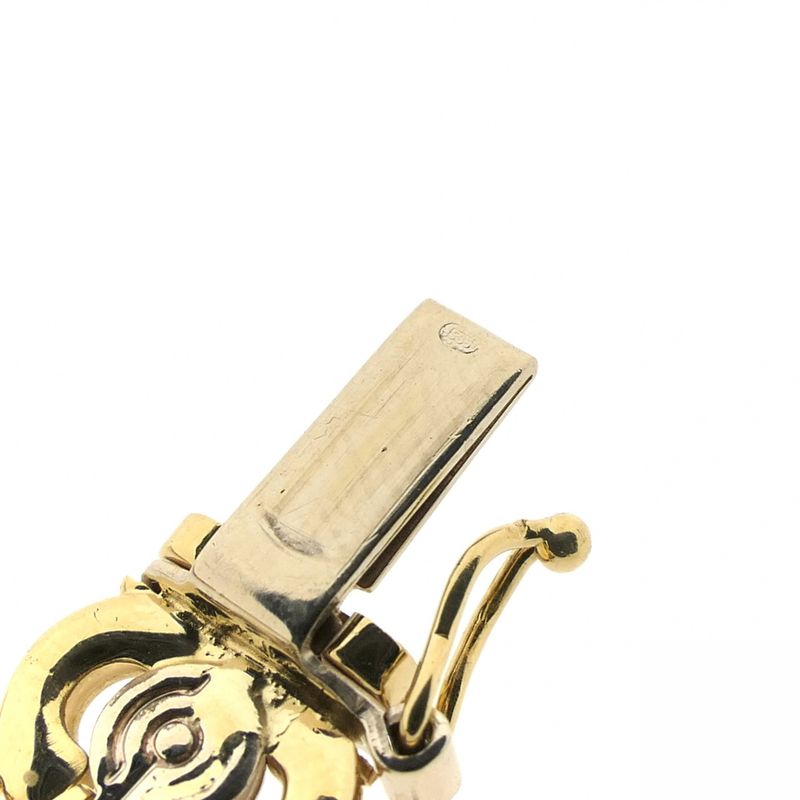 Image 8 of Tricolor gold fantasy link necklace