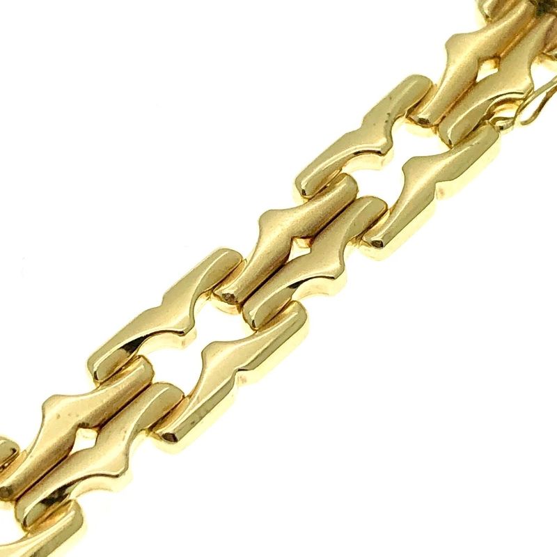 Image 5 of Gold wide fantasy link bracelet | 19.5 cm