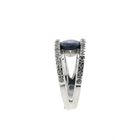 Image 5 of 18-karat white gold ring | Sapphire & Diamond 0.28 ct.