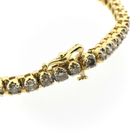 Image 3 of Gold bracelet with diamonds; 3.71 ct.