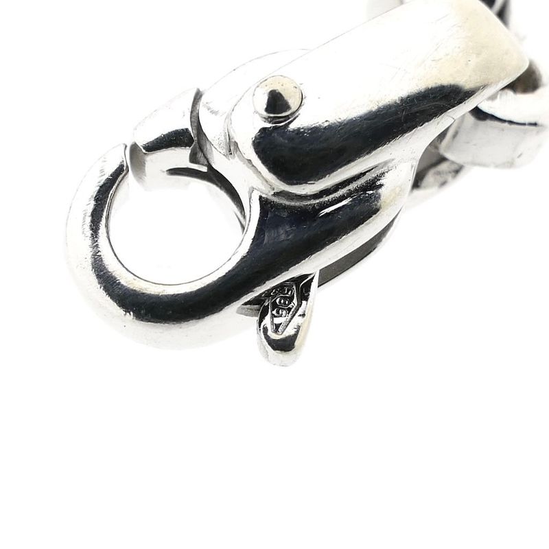 Image 5 of White gold anchor link bracelet