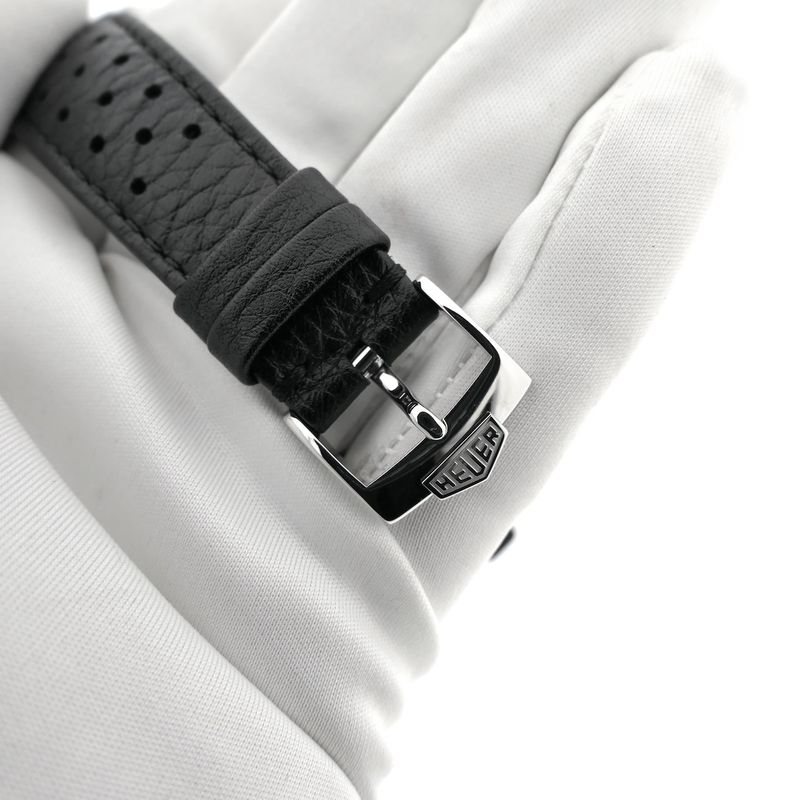 Image 12 of Heuer Autavia 1163 'Jo Siffert'; Vintage chronograph men's watch