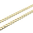 Image 7 of Gold flat gourmet link chain | 46.5 cm