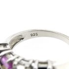 Image 8 of Silver ring with mix of gemstones