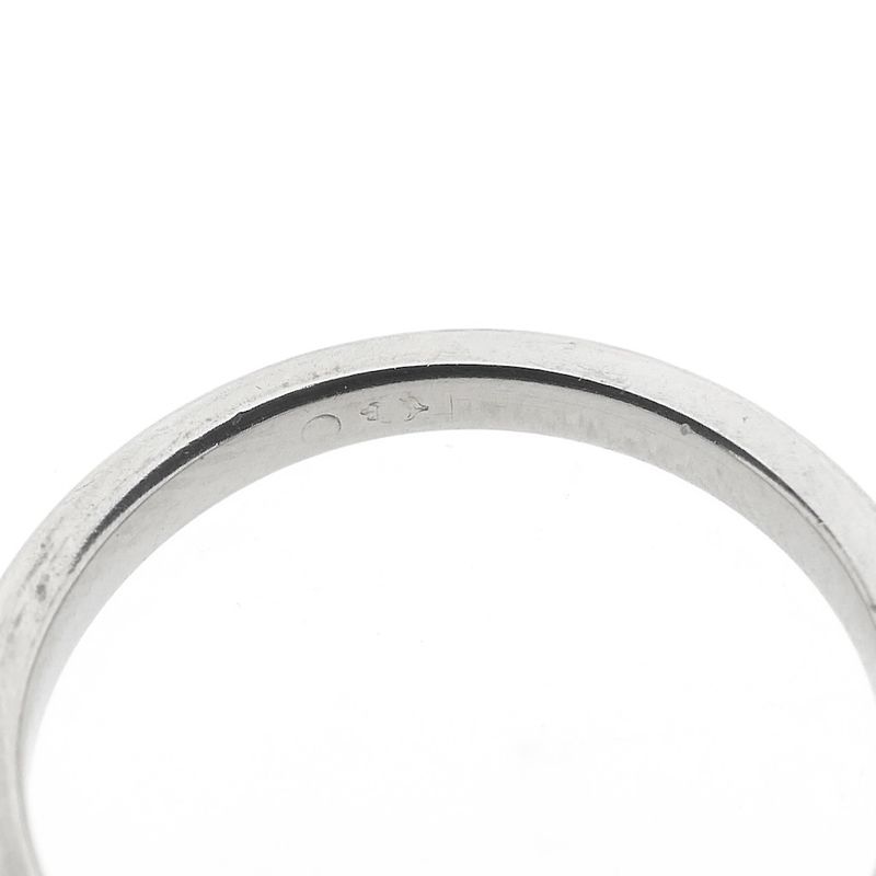 Image 4 of White gold sliding ring; Diamonde