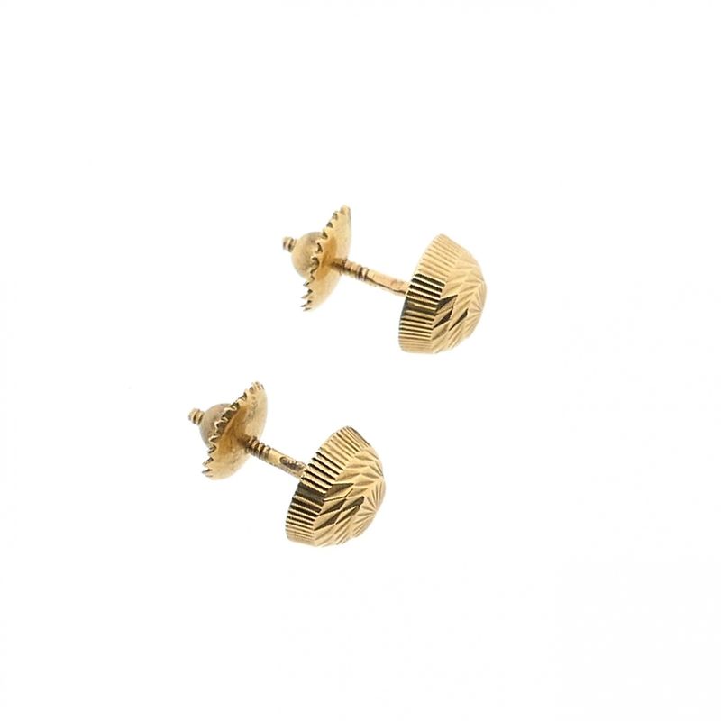 Image 8 of Vintage gold stud earrings