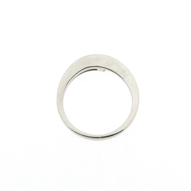 Image 5 of White gold solitaire ring with diamond | 0.03 ct.