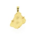 Image 7 of Antique gold pendant with blood coral.