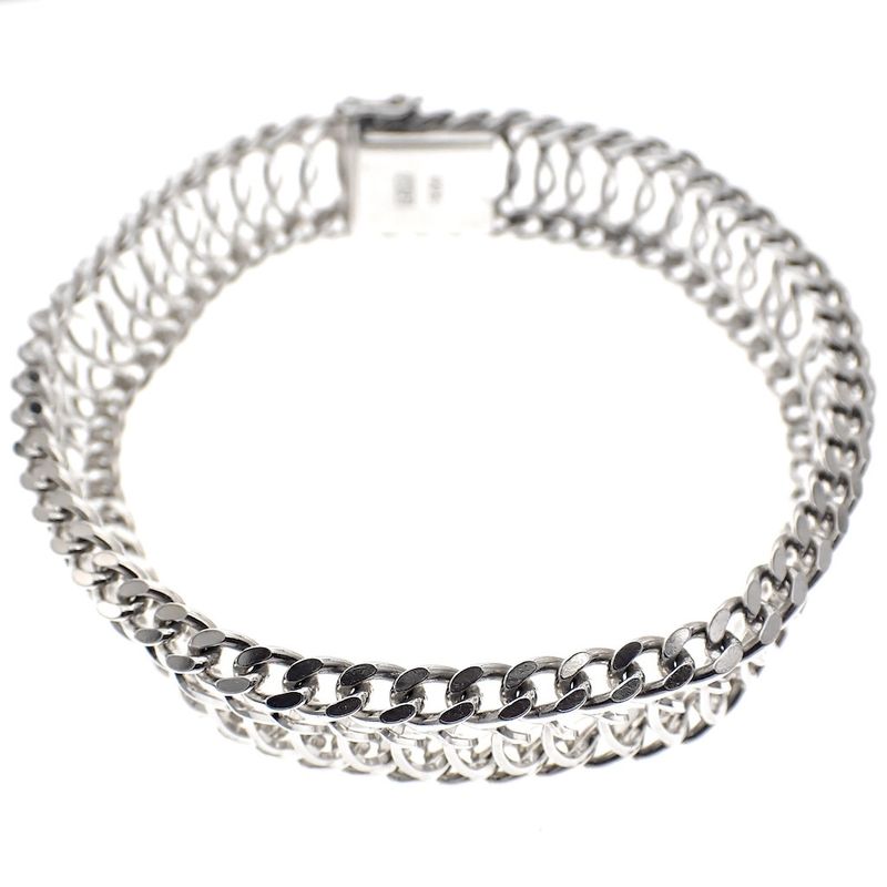 Image 1 of Silver French gourmet bracelet | 19 cm
