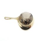 Image 4 of Gold design pendant with smoky quartz
