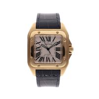 Cartier Santos XL 2657 W20071Y1; Automatisch 18ct. Gouden Heren Horloge
