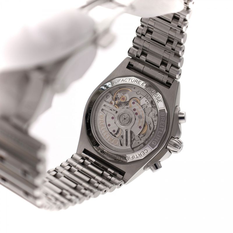 Image 13 of Breitling Chronomat B01 42mm AB013401G1A1; Men's Chronograph Watch