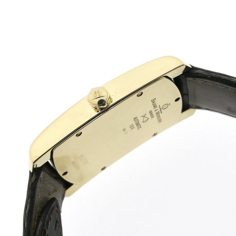 Image 12 of Baume Mercier Hampton; Automatic 18k gold watch