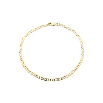 Image 1 of Gold navy link bracelet