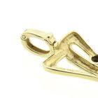 Image 7 of 9 carat abstract pendant with diamond; 0.01 ct.