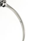 Image 7 of White gold solitaire ring with diamond | 0.06 ct.