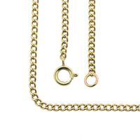 Gold gourmet link chain