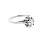 Image 5 of White gold solitaire ring with diamond; 0.43 ct.