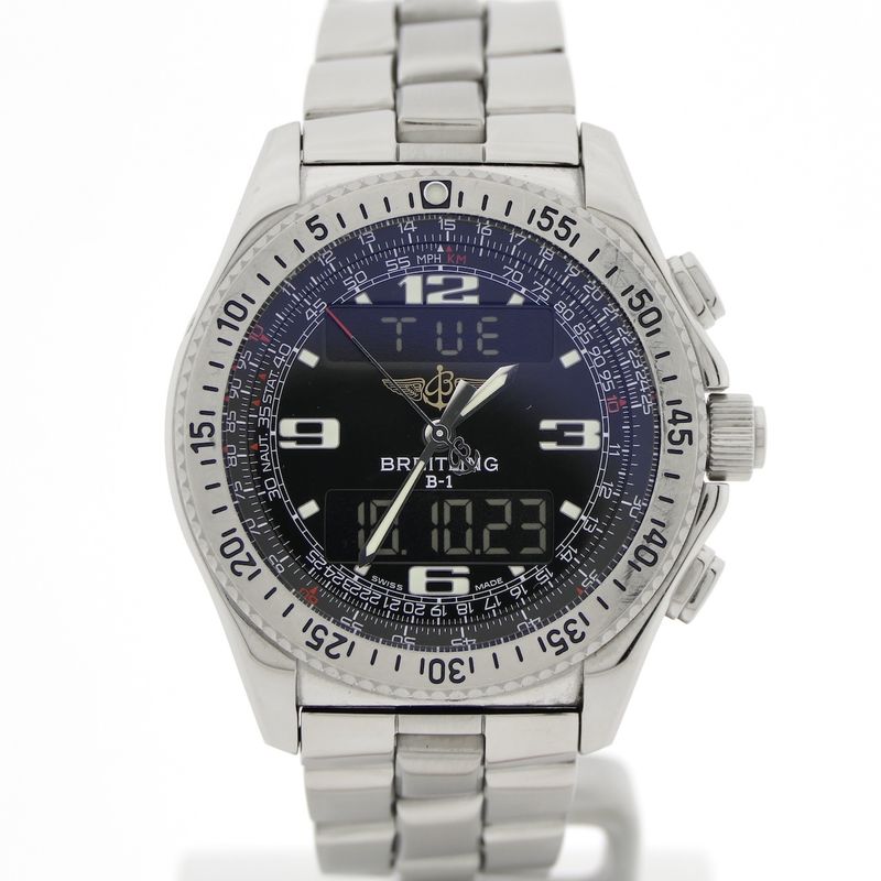 Image 1 of Breitling B-1 A68362; Analog/digital men's pilot's watch