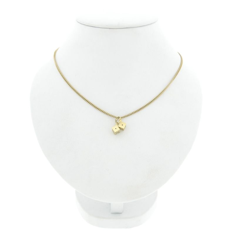 Image 3 of 9 carat pendant/charm of two dice
