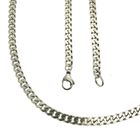 Image 1 of Silver gourmet link chain | 51.5 cm