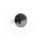 Image 4 of Silver ring with onyx and hematite