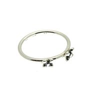 Silver ring with fancy studs | size 17.5