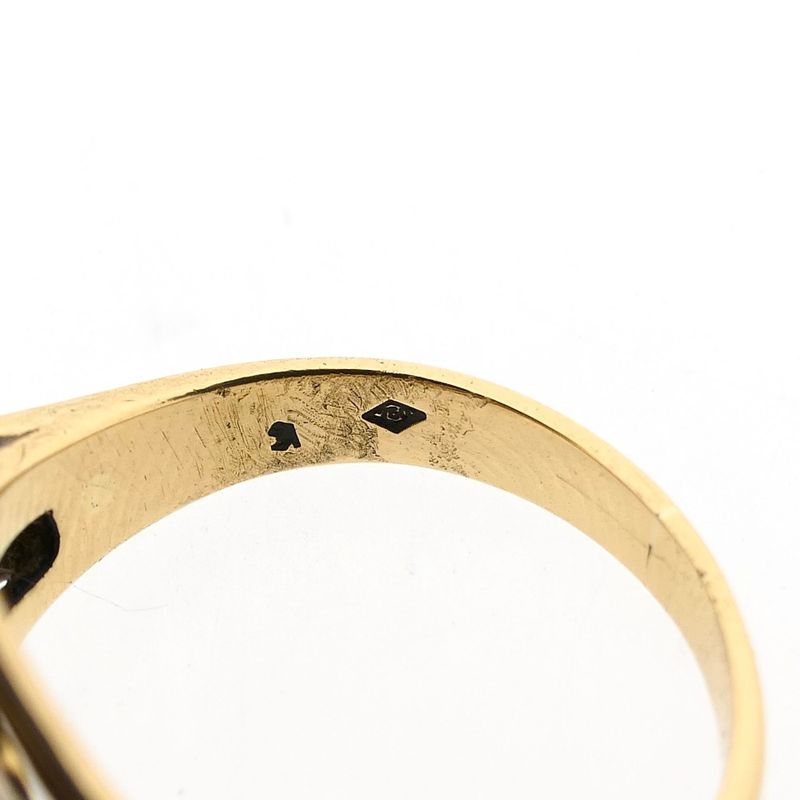 Afbeelding 6 van Bicolor gouden ring met diamanten; 0,26 ct.
