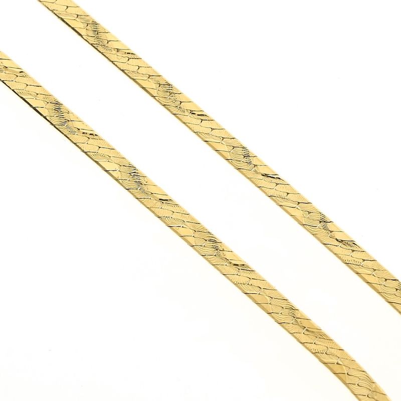 Image 4 of Gold Midas link chain with print