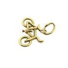 Image 5 of Gold pendant of a racing bicycle