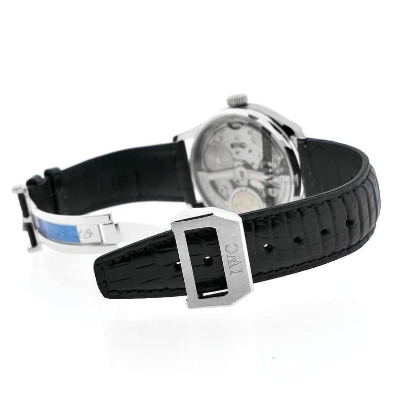 Image 10 of IWC Portuguese '7 Days' Platinum IW5001-04; Platinum men's watch (500 pieces limited edition)