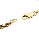 Afbeelding 6 van Bicolor gouden koningsschakel armband | 18 cm 