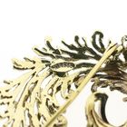 Image 6 of Vintage gold abstract brooch