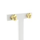 Image 2 of Gold stud earrings knot