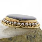 Image 6 of Victorian Gold Brooch/Pendant with Honduras Opal and Pearls