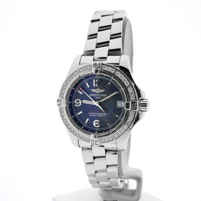 Image 1 of Breitling Colt Oceane 'Diamonds' A77380; Women's watch with diamond bezel