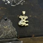 Image 2 of Gold pendant of a koala with enamel and zirconia