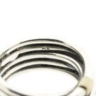 Image 6 of Pandora ring; Silver with gold; Rope