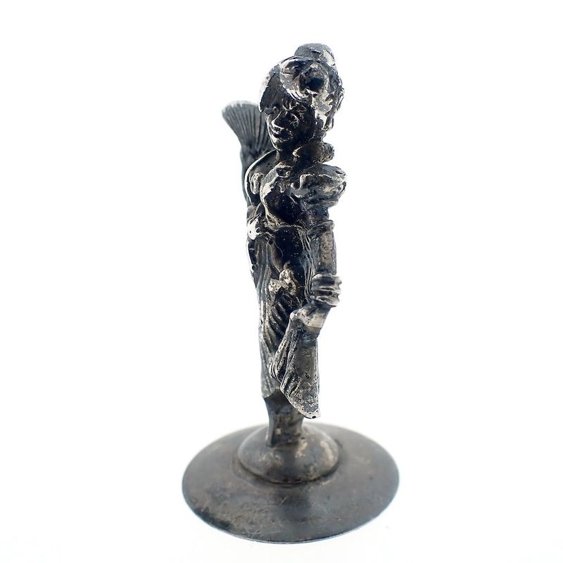 Image 3 of Vintage silver statuette of a dancing lady
