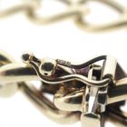 Image 5 of Gold wide gourmet link bracelet.