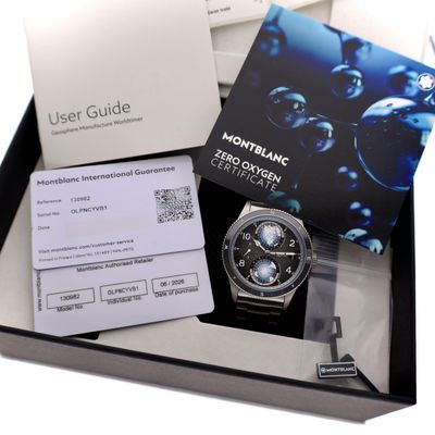 Montblanc 1858 Geosphere 0 Oxygen 'The 8000' MB130982; Automatic Watch Image 2 of Montblanc 1858 Geosphere 0 Oxygen 'The 8000' MB130982; Automatic Watch