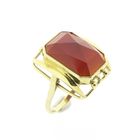 Image 1 of Vintage gold ring with carnelian.