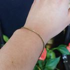 Image 4 of Gold snake link bracelet; Midas | 21.5 cm