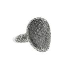 Image 4 of White gold cocktail ring with diamonds 0.90 ct.