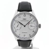 IWC Portuguese '7 Days' Platinum IW5001-04; Platinum men's watch (500 pieces limited edition)