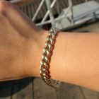 Image 8 of Gold gourmet link bracelet